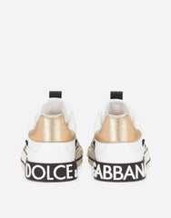 Dolce & Gabbana Calfskin 2.Zero Custom Sneakers With Contrasting Details