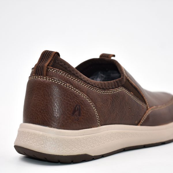 Hush Puppies Hpm00838 Mens Brayden Leather Shoes Brown