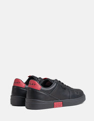 Replay Mens Polaris Court Shoes Black & Red