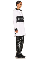 Givenchy Bi Colour Mini Dress In Black And White