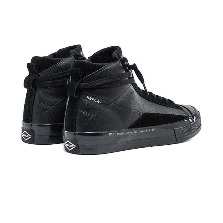 Replay Shoe Snap Light Toned Black