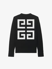 Givenchy 4G Sweater In Cotton In  Black