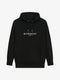 Givenchy Reverse Logo Fleece Hoodie in Black