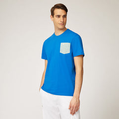 Harmont & Blaine Irj118T21223 T-Shirt W Pocket 816 Blue