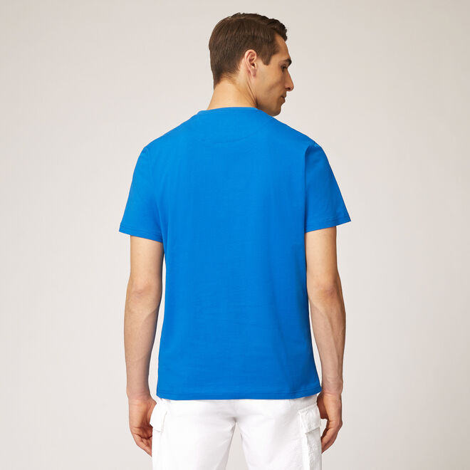 Harmont & Blaine Irj118T21223 T-Shirt W Pocket 816 Blue