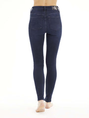 Calvin Klein J2195300 High Rise Super Skinny Ankle Denim Dark