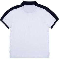 Boss J25L82 Kids Short Sleeve Polo Shirt White