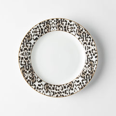 Jenna Clifford Leopard (Jc-7184) Dinner Plate Neutra
