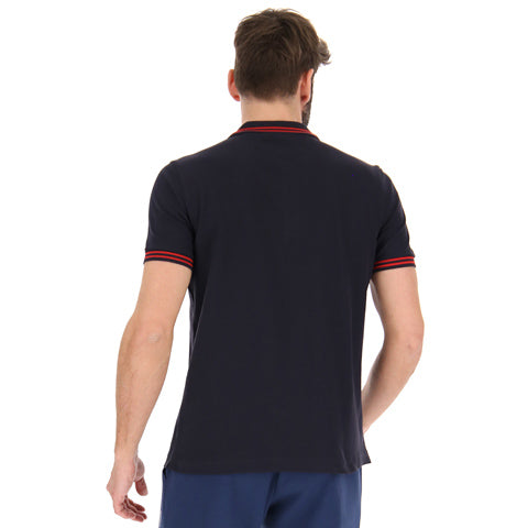 Lotto Polo Classica Navy Red