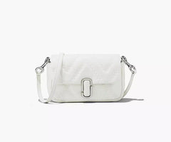Marc Jacobs The Quilted Leather J Marc Mini Bag In Cotton