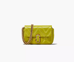 Marc Jacobs The Quilted Leather J Marc Mini Bag In Citronelle