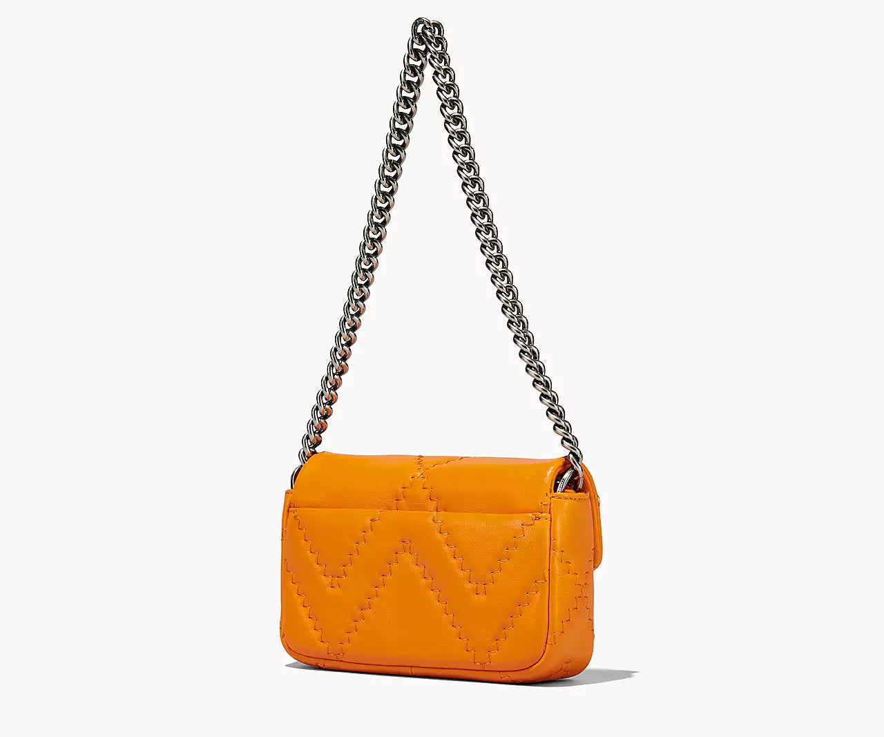 Marc Jacobs The Quilted Leather J Marc Mini Bag In Scorched