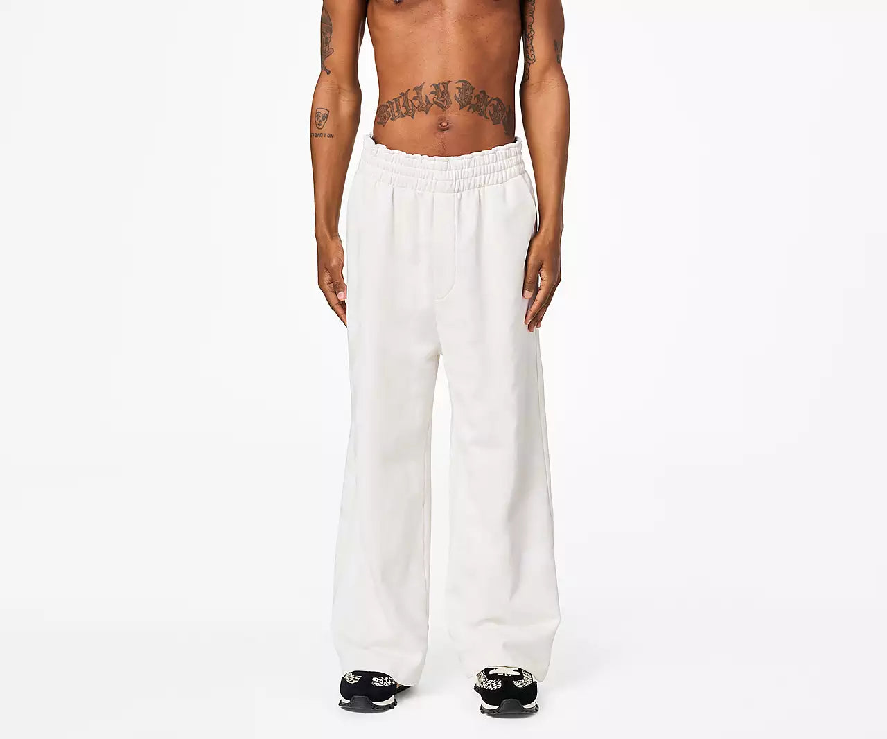 Marc Jacobs The Monogram Oversized Sweatpants In Eggshell