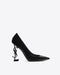 Saint Laurent Opyum Pumps In Patent Leather In Black
