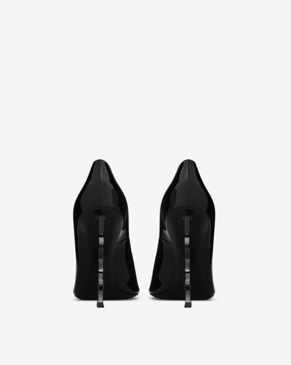 Saint Laurent Opyum Pumps In Patent Leather In Black