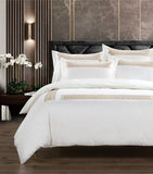 Egyptian Cotton Co T400 Ottavia Duvet Cover Cream