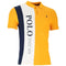 Polo Mens Colour Blocked Logo Ss Golfer  Mustard
