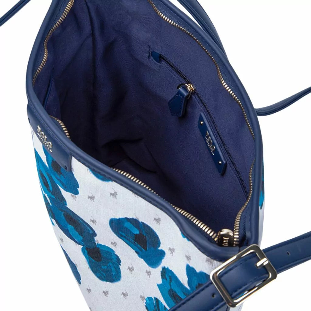 Polo Saratoga Hobo Crossbody Navy