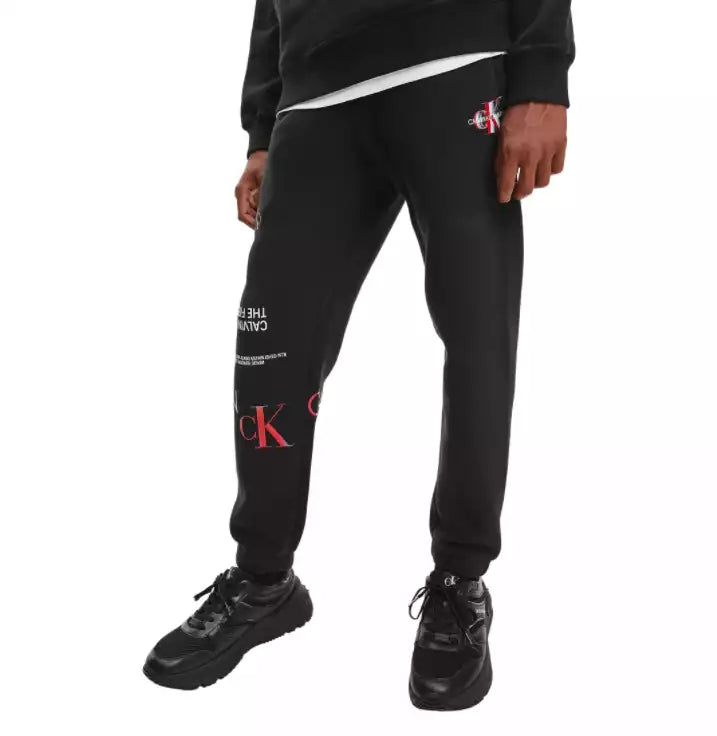 Calvin Klein Multi Urban Logo Hwk Mens Pants Black