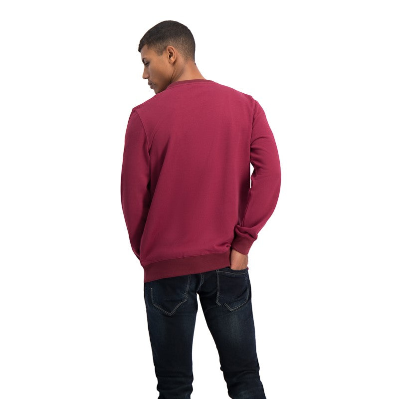 Alpha Induestries Ai Basic Crew  Deep Maroon