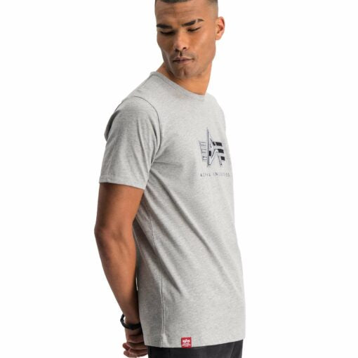 Alpha Industries Ringer Tee Grey