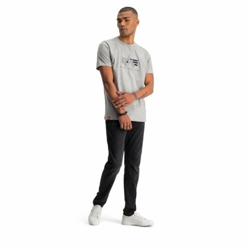 Alpha Industries Ringer Tee Grey