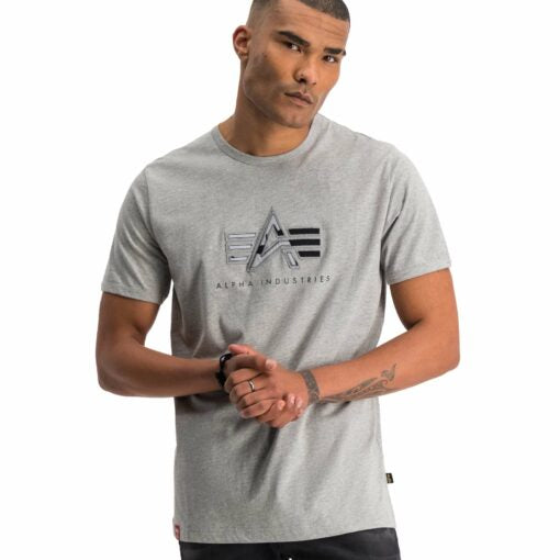 Alpha Industries Ringer Tee Grey