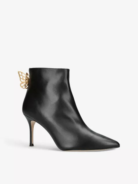 Sophia Webster Saw22096 Mariposa Butterfly-Detailed Ankle Boot Black