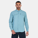 Columbia Silver Ridge 2.0 M Ls Shirt  460 Blue