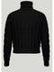 Sissyboy T28419 Ladies Polo Neck Chuncky Knitted Black