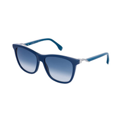 Fendi Be You Blue Gradient Rectangular Ladies Sunglasses