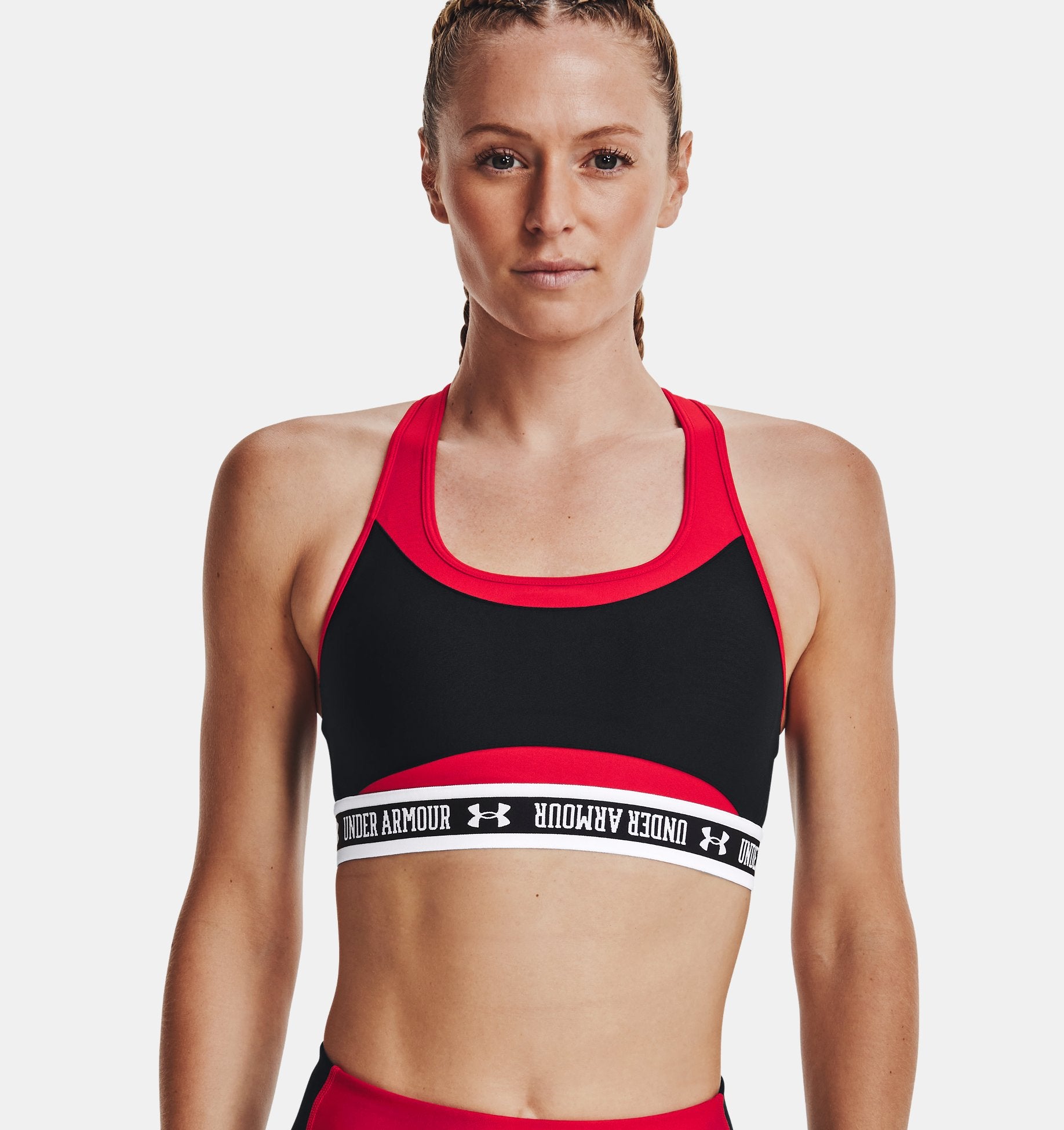 UNDER ARMOUR Authentics Mid Padless Sports Bra - Black