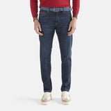 Harmont & Blaine Wnj054059437B56 Pant 5 Pkt Emb On Navy