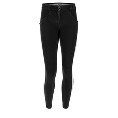 Freddy Ankle-Length Wr.Up® Shaping Jeans With Micro Rhinestone Lateral Bands
