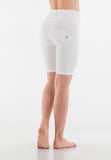 Freddy Wrap Up Push Up Biker Shorts Eco-F White