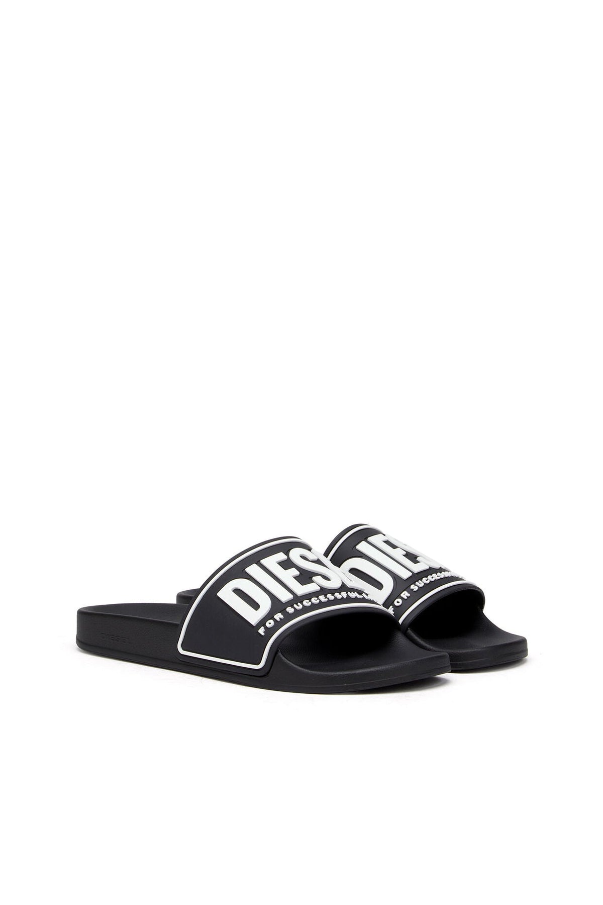 Diesel Mayemi Cc Sandals M  Black And White