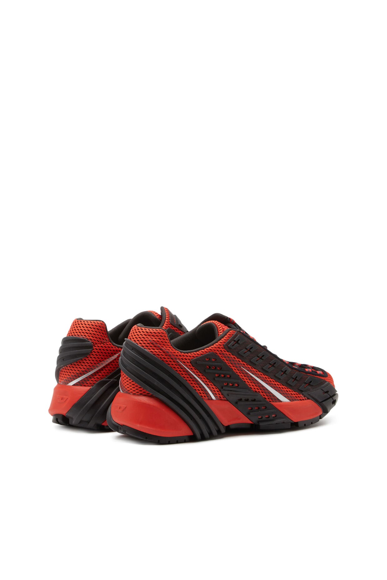 Diesel Y03062P5140 Mens Prototype V2 Sneakers Black & Red