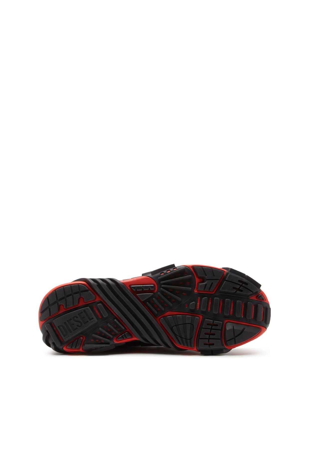 Diesel Y03062P5140 Mens Prototype V2 Sneakers Black & Red
