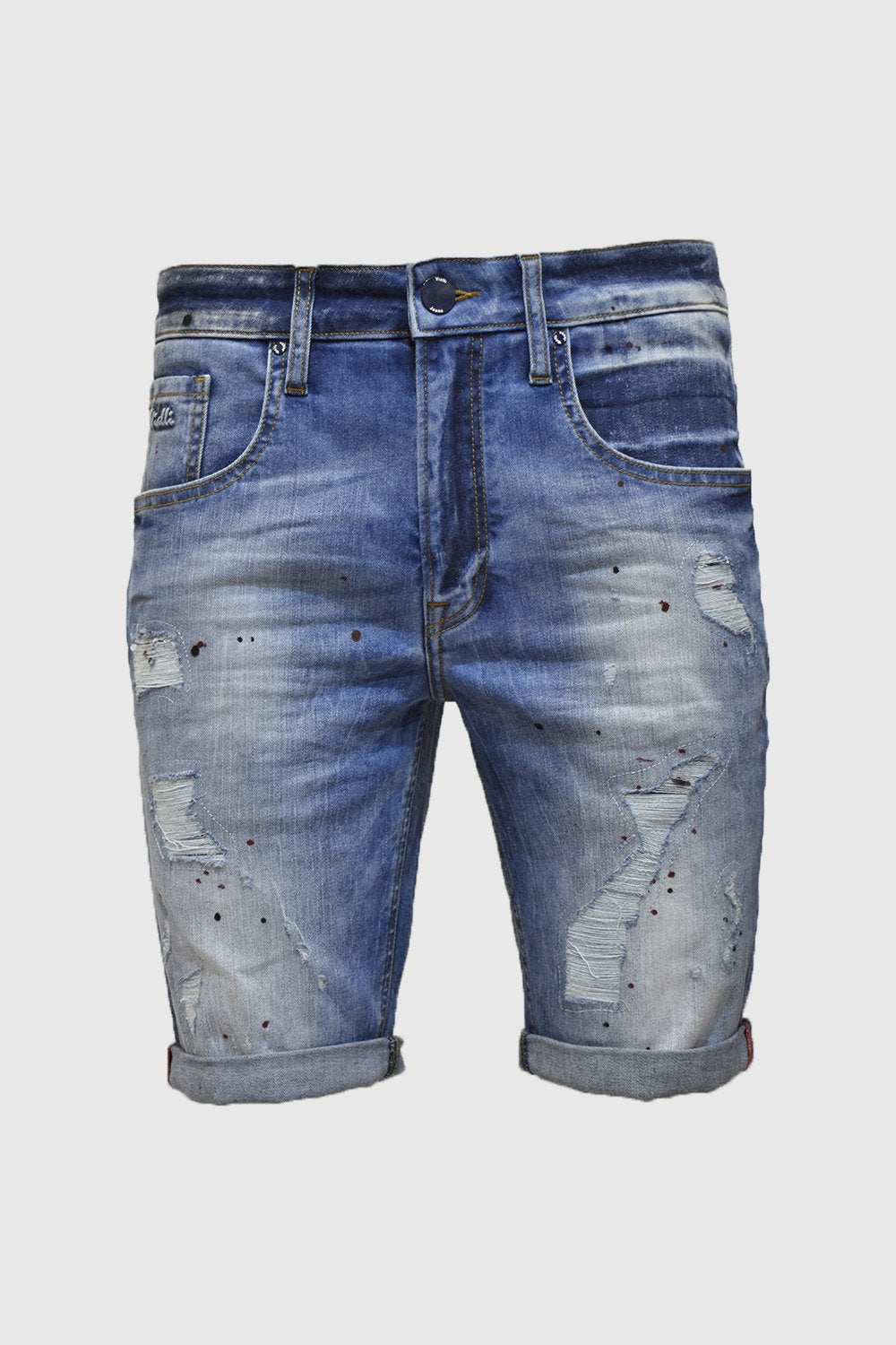 Vialli Twooza Slim Shorts (Medium Blue)