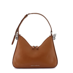 Sophia Webster Baw23020 Mariposa Scarf Hobo Bag Tan