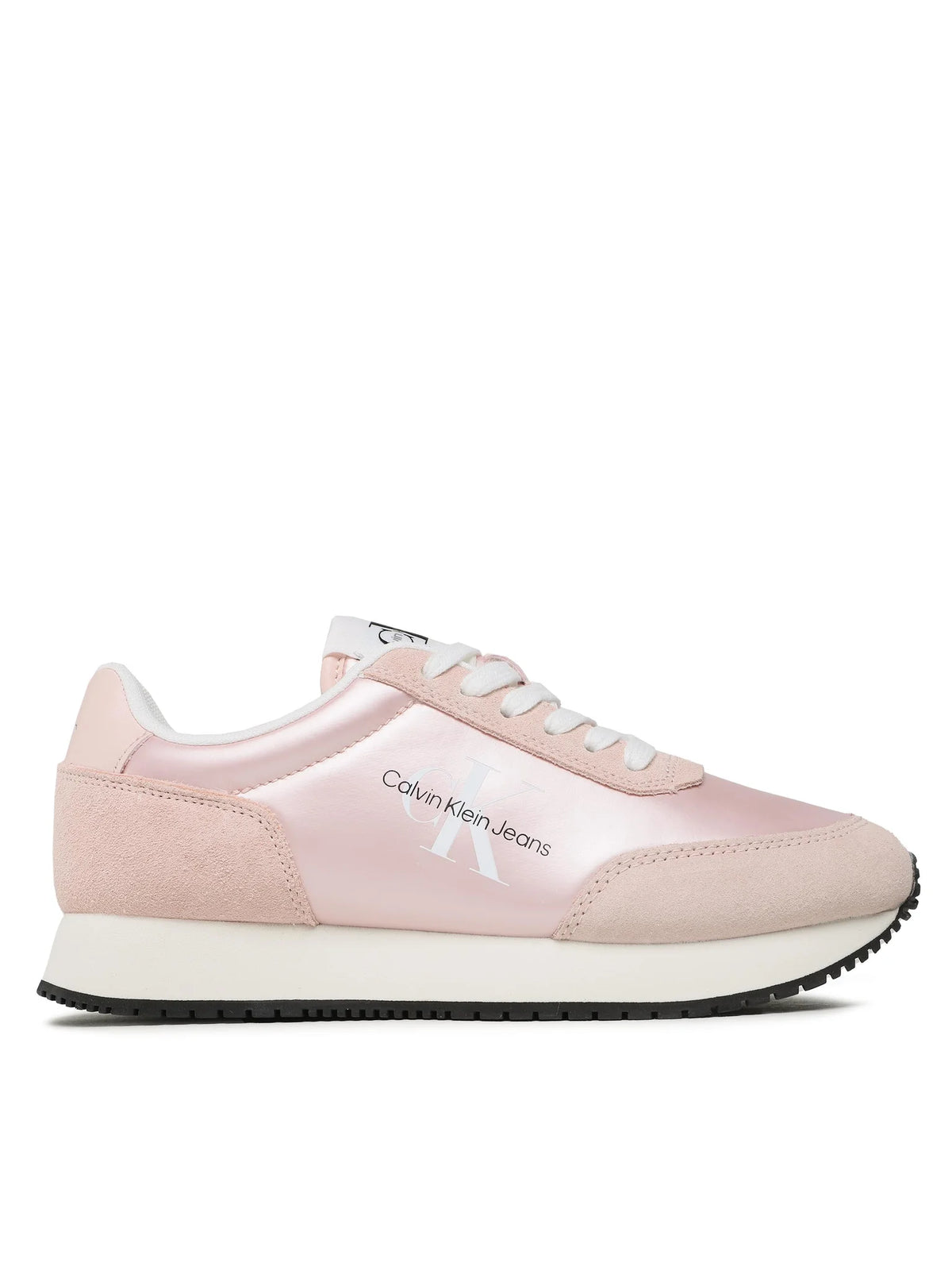 Calvin Klein Yw010560 Womens Retro Low Laceup Ny Pink