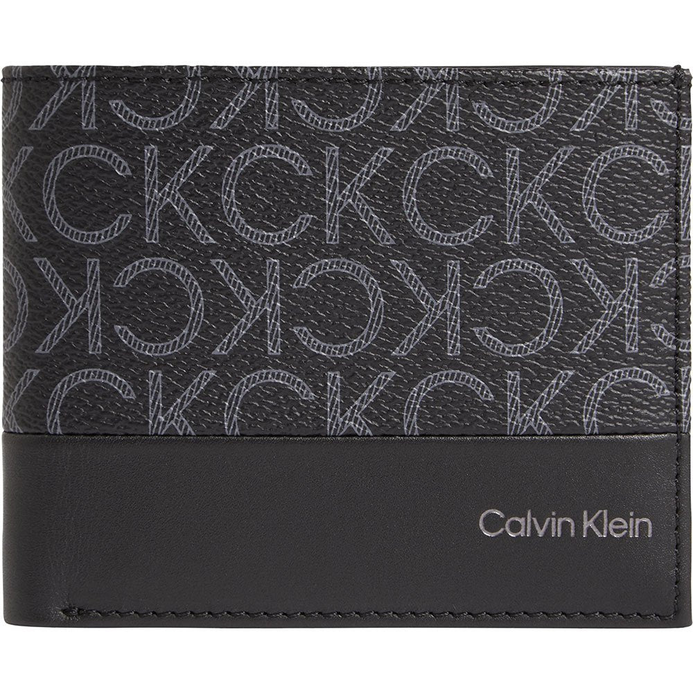 Calvin Klein K5092370 Acc Subtle Mono Bifold 5Cc W/Coin Black