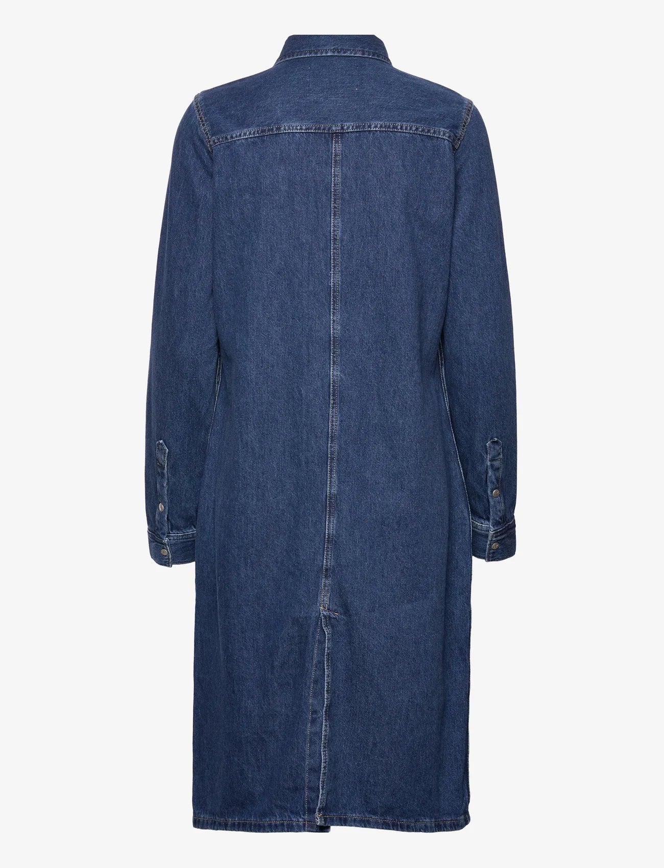 Calvin Klein J2193550 Long Archive Shirt Dress  Denim