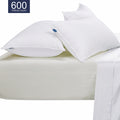 Egyptian Cotton Co 600 Thread Fitted Sheet Cream