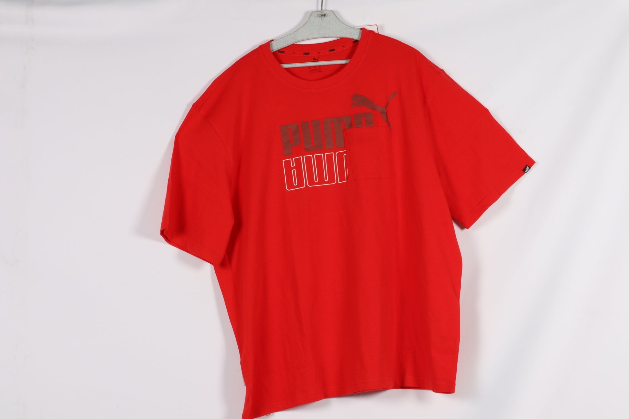 Puma Power Pocket Tee High Risk Red