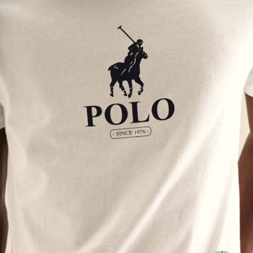 Polo Mens Logo Ss Tee  White