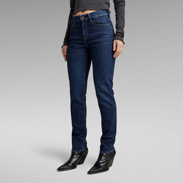 G-Star Raw ACE 2.0 SLIM STRAIGHT WMN Blauw - Gratis levering | ! - Textiel Straight jeans Dames € 77,97 G-Star Raw ACE 2.0 SLIM STRAIGHT WMN Blauw - Gratis levering | ! - Textiel Straight jeans Dames € 77,97