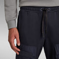 G-Star Mixed Woven Cargo Sweat Pant Blue