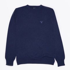 Gant Lt. Weight Cotton Crew Navy