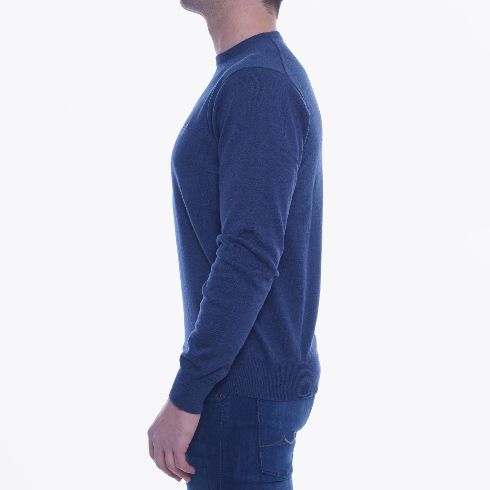 Gant Lt. Weight Cotton Crew Navy